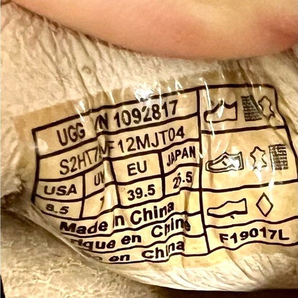 UGG PATCH IT SLIP ON BLEACH DENIM BLING SNEAKER SHOE US 9.5 women’s punky - Picture 9 of 9